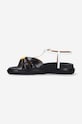 Încălțăminte Marni sandale de piele FBMS013901.P3586.ZO131 negru