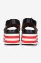 Marni sandale de piele Wedge Shoe