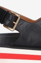 Kožené sandály Marni Wedge Shoe