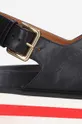 Marni leather sandals Wedge Shoe
