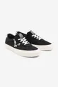 black Vans suede plimsolls UA Style 73 DX