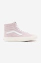 Vans trampki skórzane UA SK8-Hi płaska różowy VN0A32QG9G4