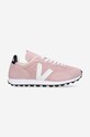 Veja sneakers Ripstop Rio Branco mic de statură roz RB012510