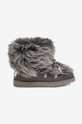 серый Замшевые сапоги UGG Classic Posh Fur Женский