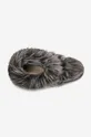 sivá Semišové snehule UGG Classic Posh Fur