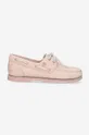 pink Timberland suede loafers Classic Boat 2 Eye Women’s