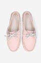 Timberland suede loafers Classic Boat 2 Eye pink A285C