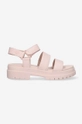 pink Timberland leather sandals London Vibe 3 Bands Women’s