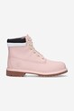 Timberland suede biker boots Premium 6 In Waterproof suede pink A2GRE