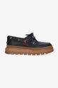 czarny Timberland mokasyny skórzane Ray City EK + Boat Shoe Damski