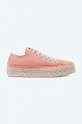 orange Converse plimsolls As Espadrille Women’s