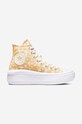 Converse trainers Chuck Taylor Move Hi All Star textile yellow A01194C