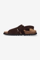 A.P.C. suede sandals Sandales Noe  Uppers: Suede Inside: Synthetic material Outsole: Synthetic material