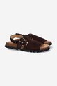 Замшевые сандалии A.P.C. . Sandales Noe PXBAH.F51056 коричневый