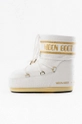 white Moon Boot leather snow boots