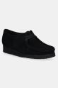 Clarks Originals mocassini in camoscio flat nero 26155522