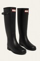 Hunter - Kalosze Original Refined WFT1071RMA.BLK czarny AA00