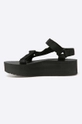 Teva - Σανδάλια Flatform Universal BLK  Πάνω μέρος: Υφαντικό υλικό Εσωτερικό: Υφαντικό υλικό Σόλα: Συνθετικό ύφασμα