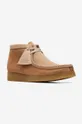 brown Clarks suede shoes Wallabee Boot