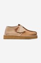 Clarks Originals półbuty zamszowe Desert Trek skóra zamszowa brązowy 26170137