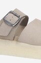 Clarks suede sliders Originals Crepe Slide beige 26172568