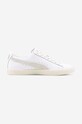 Puma leather sneakers Clyde Base grain leather white 390091.01