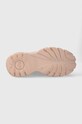 Buffalo sneakersy zamszowe 1533063 różowy