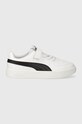 Puma sneakersy dziecięce Rickie imitacja skóry licowej biały 385836