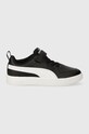 Puma sneakersy dziecięce Rickie imitacja skóry licowej czarny 385836