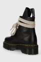 Dr. Martens leather biker boots x Rick Owens  Uppers: Natural leather Inside: Natural leather Outsole: Synthetic material