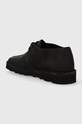 Boty Kožené polobotky Clarks 261631117070 černá