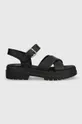 black Timberland leather sandals London Vibe X S Women’s