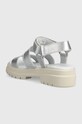 Shoes Timberland leather sandals London Vibe 3 B A29Y7 silver
