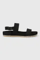 čierna Semišové sandále Timberland Dámsky