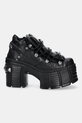 New Rock botki skórzane CRUST NEGRO M.TM106.C2 czarny AA00