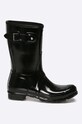 Hunter - Cizme negru WFS1000RGLBLACK
