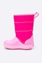 Dziewczynka Crocs - Obuwie zimowe dziecięce Lodge Point 204660.CANDY.PINK różowy