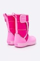 Crocs - Obuwie zimowe dziecięce Lodge Point różowy 204660.CANDY.PINK