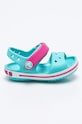 Crocs - Sandały dziecięce niebieski 12856.PoolCandyPink