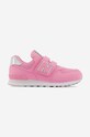 New Balance sneakersy dziecięce imitacja skóry licowej różowy PV574HM1