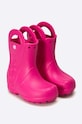 Crocs - Dětské holínky Handle It Rain Boot 12803 růžová SS18