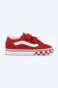 κόκκινο Παιδικά πάνινα παπούτσια Vans Old Skool V Παιδικά