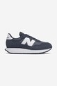 New Balance sneakers GS237NV1 faux grain leather navy GS237NV1