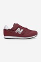 Παιδικά sneakers New Balance YV373KR2 απομίμηση λείου δέρματος μπορντό YV373KR2