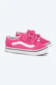 ροζ Παιδικά πάνινα παπούτσια Vans Old Skool V