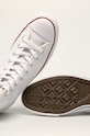 Converse teniși de piele alb C132169