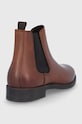 Încălțăminte Jack & Jones Ghete Chelsea de piele 12192758.Cognac maro