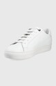 Încălțăminte Paul&Shark ghete de piele C0P8000.10.WHITE alb