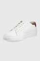 Obuwie Jack & Jones buty skórzane 12202714.White biały