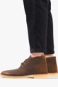 Kožené polobotky Clarks Desert Boot Beeswax Pánský